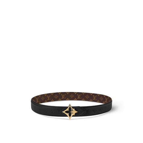 lv black flower|LV Dimension 30mm Reversible Belt .